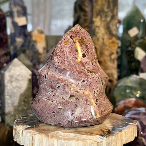 Other - Ocean Jasper Crystal Flame Carving!